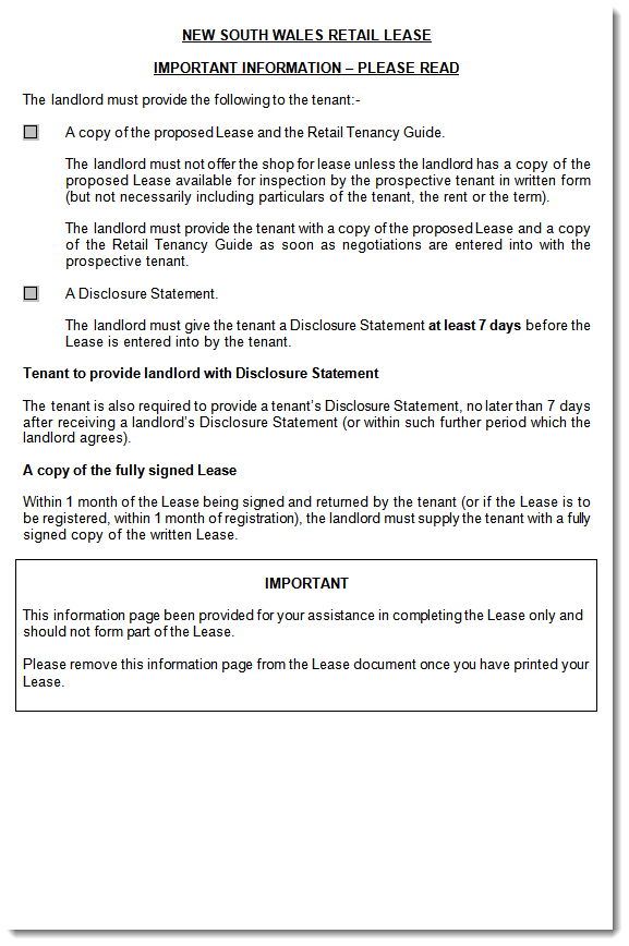 Residential tenancy agreement pdf
