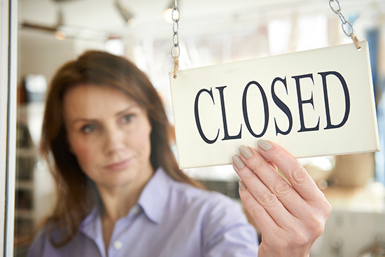 closed shop tenant needs help rent abatement