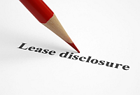 Retail lease disclosure