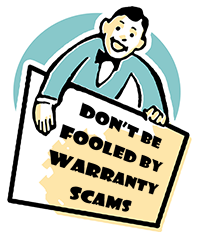 Don't be fooled by Warranty Scams