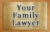 family lawyer sign