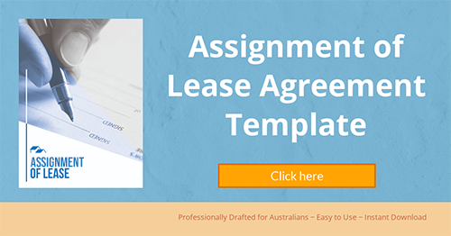Assignement of Lease Template Banner