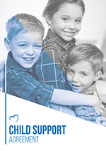 child support agreement template cover
