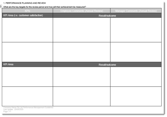 employee management template sample